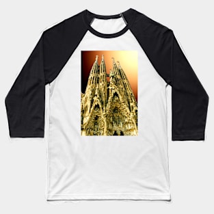 Sagrada Família, Barcelona, Spain Baseball T-Shirt